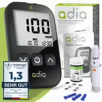 Adia Blutzuckermessgerät Mg Dl 10 Teststreifen