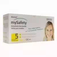 Diamet Mysafety Sicherheits Pen Kanüle 31 g 0,25x5 mm