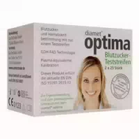Diamet Optima Blutzucker Teststreifen 2in1