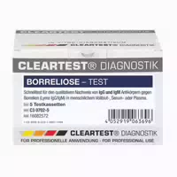 Cleartest Borreliose Schnellest zum Nachweis von Borrelien in Vollblut, Serum, Plasma 5 st