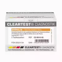 Cleartest Schnelltest Syphilis Vollblut Test 5 St