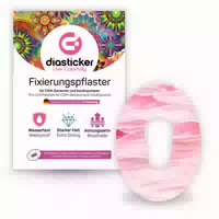 Diasticker Dexcom G6 Fixiertapes Berry Blush