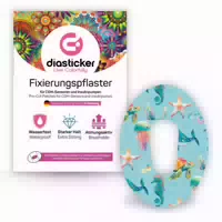 Diasticker Dexcom G6 Fixiertapes Tiger Mood