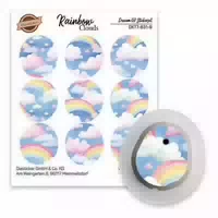 Diasticker Dexcom G7 Stickerset Rainbow Clouds