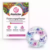 Diasticker Freestyle Libre 3 3 Plus Fixiertapes Butterfly Kiss
