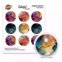 Diasticker Freestyle Libre 3 3 Plus Sticker Colorful Smoke