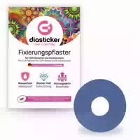 Diasticker Freestyle Libre 3 3 Plus Fixierpflaster Dunkelblau