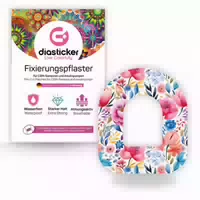 Diasticker Omnipod Fixiertapes Spring Flowers