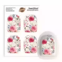 Diasticker Omnipod Stickerset Red Roses