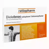 Diclofenac Ratiopharmâ Schmerzpflaster 140 mg