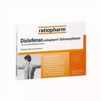 Diclofenac Ratiopharm Schmerzpflaster 140mg: Für Die Lokale, Kurzzeitige Behandlung Von Schmerzen Bei Akuten Zerrungen, Verstauchungen Oder Prellungen Besonders Einfach Anzuwenden