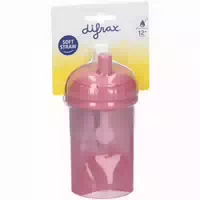 Difrax Auslaufsicherer Trinkhalmbecher 250 ml