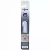 Difrax Fingerzahnbürste für Babys Blau