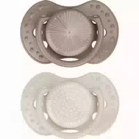 Difrax Schnuller Harmony, 0 3 Monate, Braun
