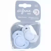 Difrax Schnuller Baby Shower, Glow in The Dark, 0 2 Monate, Blau