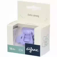 Difrax Schnuller Extra Strong, Ab 18 Monate, Lila Amethyst