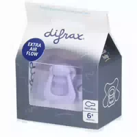 Difrax Schnuller Extra Air Flow, Ab 6 Monate, Lila Amethyst