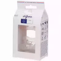 Difrax Silikon Schnuller „natural Blossom“ – Weiß 0–6 Monate
