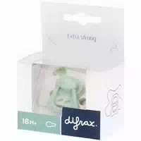 Difrax Schnuller Extra Strong, Ab 18 Monate, Litlle Green Dino