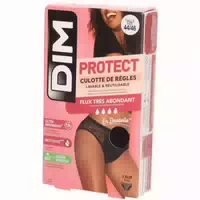 Dim Menstruationsslip – Schwarz – Sehr Starker Blutfluss – Größe 40–42