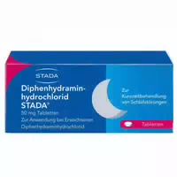 Diphenhydraminhydrochlorid Stada 50 mg Tabletten bei Schlafstörungen 20 st