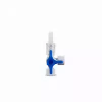 Dispomed Dreiwegehahn Blau