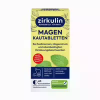 Zirkulin Magen Kautabletten | Reflux & Sodbrennen 40 st