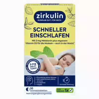 Zirkulin Schneller Einschlafen | 3 mg Melatonin | 30 stk 30 st