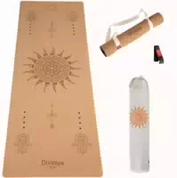 Divasya Kork Yogamatte Mit Naturkautschuk