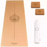 Divasya Kork Yogamatte Starter Set