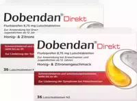 Dobendan Direkt Zuckerfrei Flurbiprofen 8,75 mg 24 Lutschtabletten