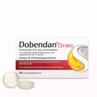 Dobendan Direkt bei Halsschmerzen 24 st Lutschtabletten