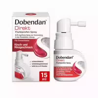 Dobendan Direkt Spray Honig & Zitrone bei Starken Halsschmerzen und Schluckbeschwerden