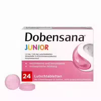 Dobensana Junior Lutschtabletten Erdbeergeschmack bei Ersten Anzeichen Von​ Halsschmerzen