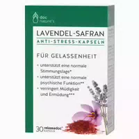 Doc Nature´s Lavendel Safran Anti Stress, 30 Kaps 30 St
