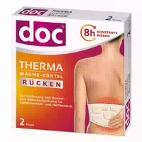 Doc Therma Wärme Gürtel Rücken 2 Stück