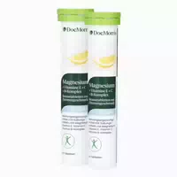 Docmorris Magnesium Brausetabletten Doppelpack 2x14 st