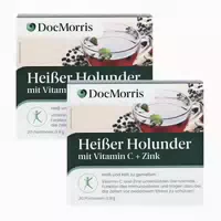 Docmorris Heißer Holunder Duo 2x8x20 g