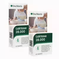 Docmorris Laktase 28 000 Fcc Duo 2x40 St
