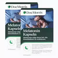 Docmorris Melatonin Kapseln Duo 2x30 st