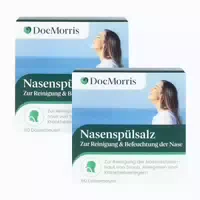 Docmorris Nasenspülsalz Duo 2x60x2,25 G