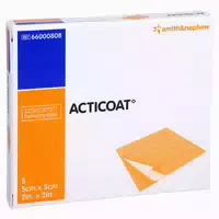 Acticoat 5x5 Cm Antimikrobielle Wundaufl 5 St