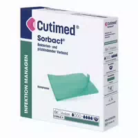 Cutimed Sorbact Kompressen 4x6 Cm 42 St