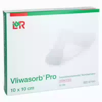 Vliwasorb Pro Superabsorb Komp Steril 10x10 cm 10 st