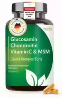 Docvital Glucosamin Chondroitin Msm Kapseln Hochdosiert Gelenkkapseln mit Hyaluronsäure