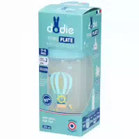 Dodie Anti Kolik Flasche Himmel Flach Sauger 3 Geschwindigkeiten 0 6 Monate