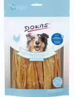 Dokas Hund Hühnerbrust in Streifen