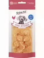 Dokas Hund Mini Steaks Hühnerbrust