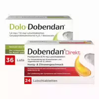 Dolo Dobendan & Dobendan Direkt Set gegen Starke Halsschmerzen