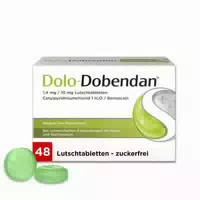 Dolo Dobendan Halstabletten Zuckerfrei Mit Betäubender Wirkung Bei Halsschmerzen